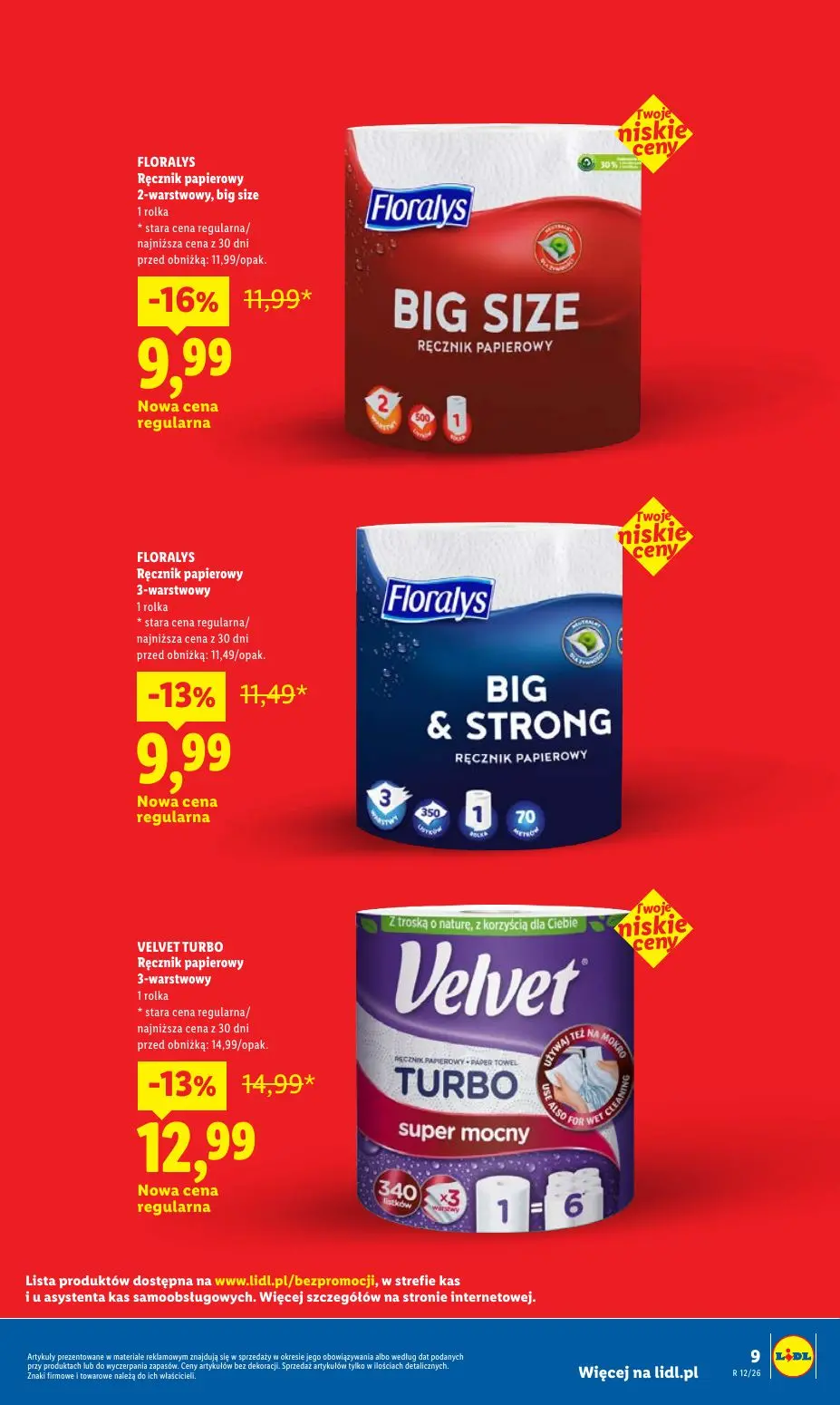 gazetka promocyjna LIDL Rewolucja cenowa! - Strona 9