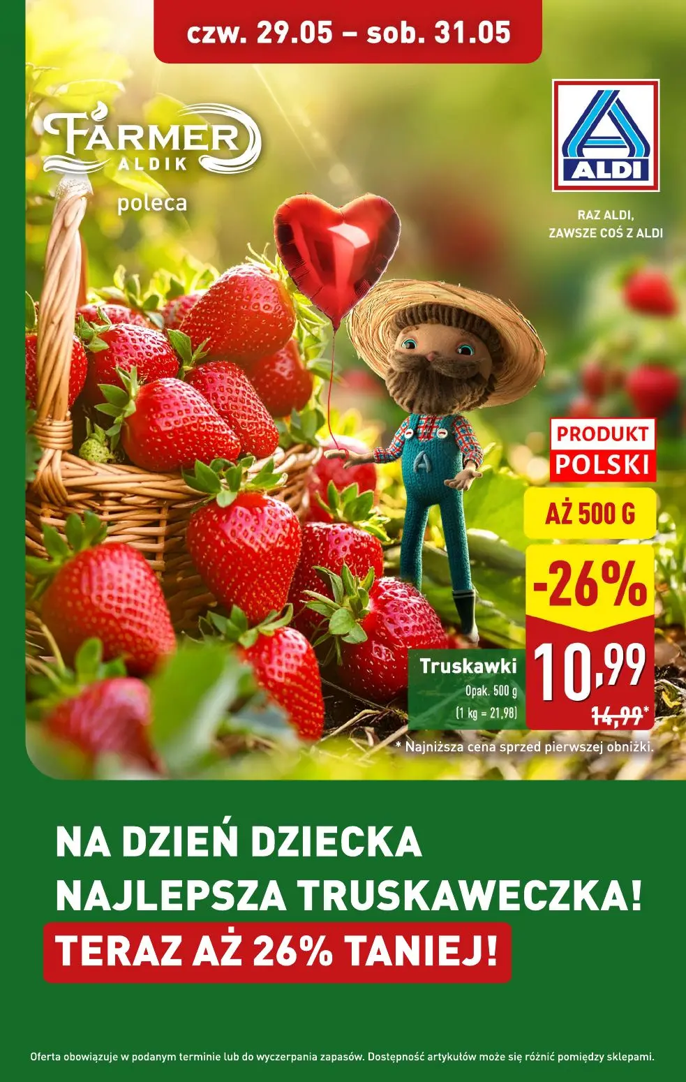 gazetka promocyjna ALDI Polskie truskawki 🍓 - Strona 1