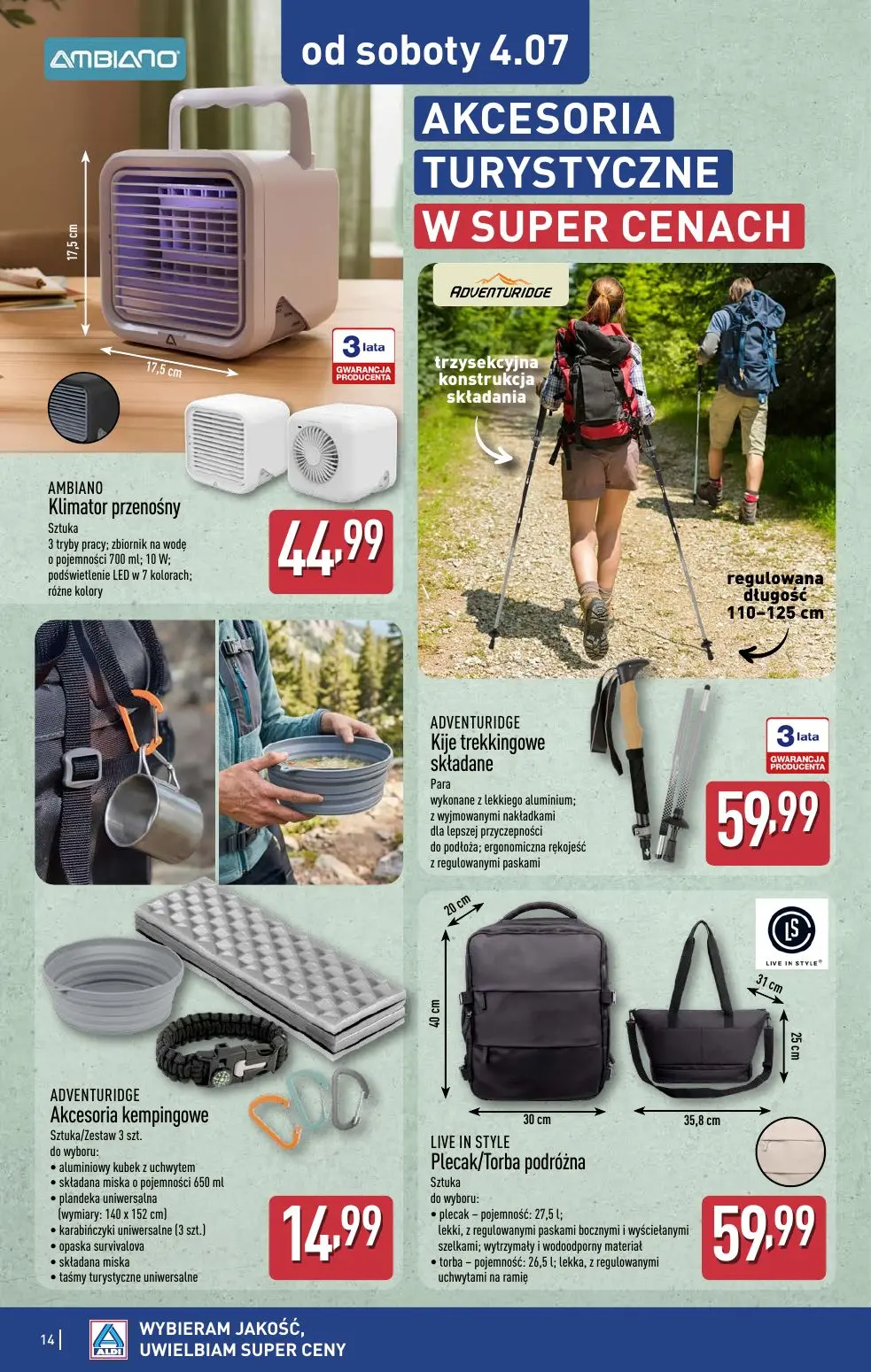 gazetka promocyjna ALDI Oferta od lipca - Strona 14
