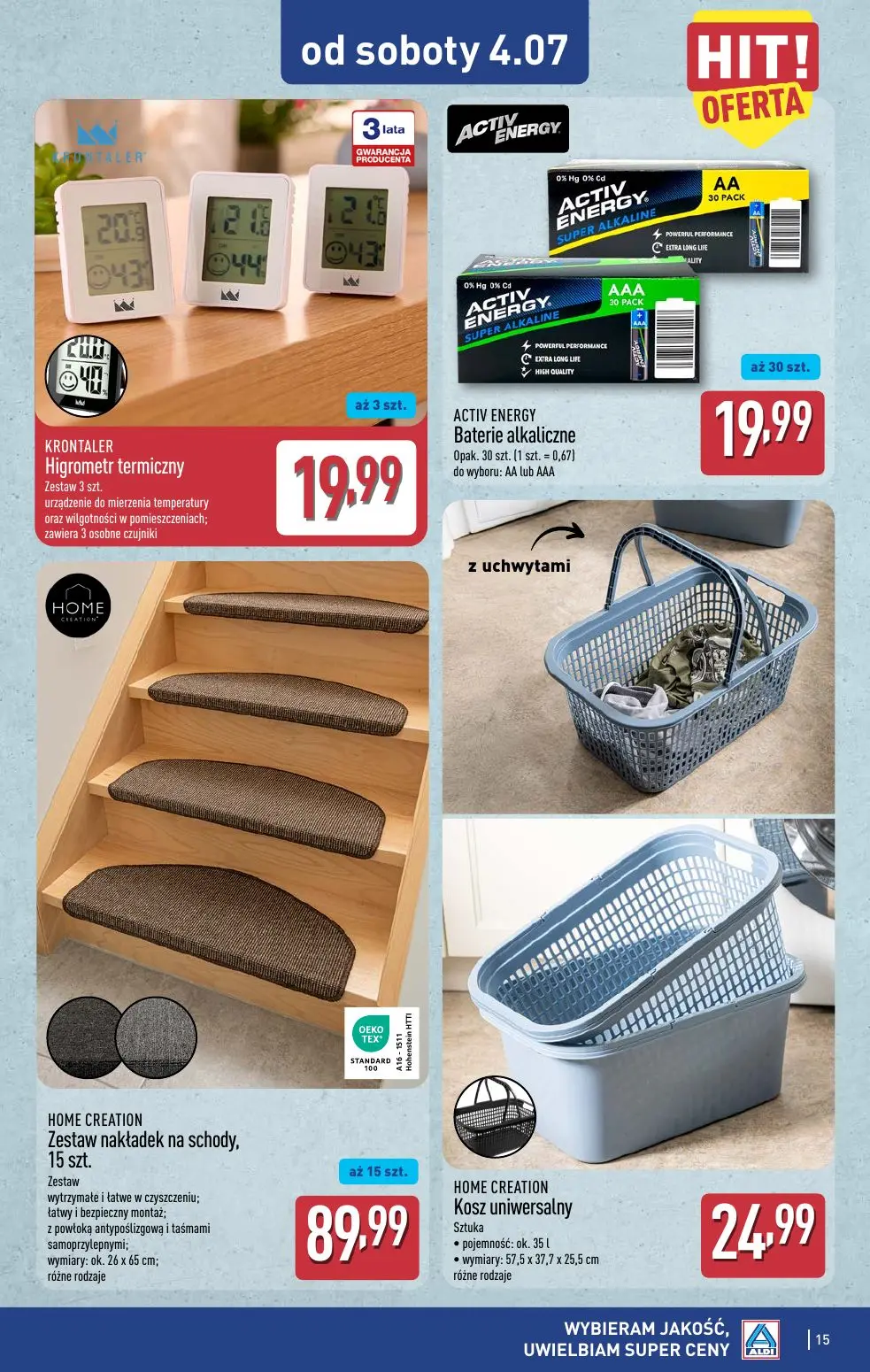 gazetka promocyjna ALDI Oferta od lipca - Strona 15