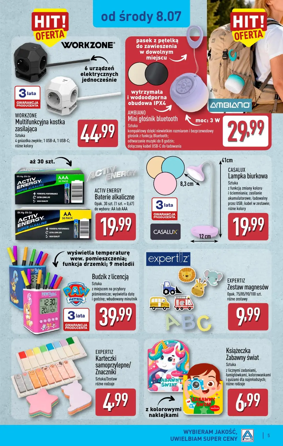 gazetka promocyjna ALDI Oferta od 8.07 - Strona 5
