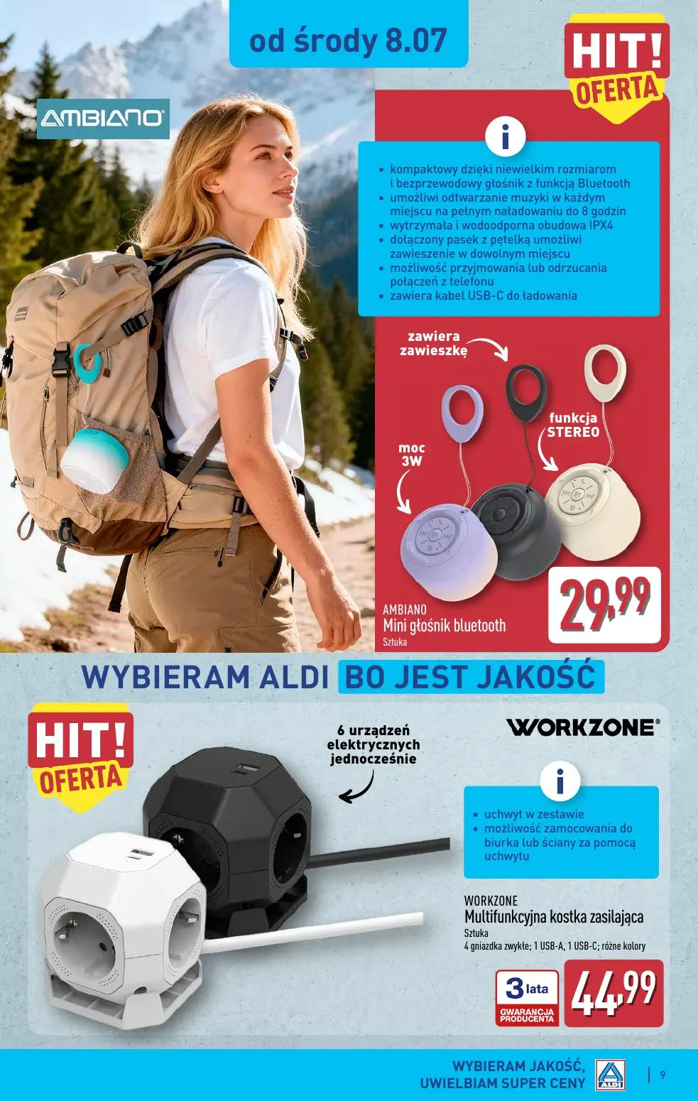 gazetka promocyjna ALDI Oferta od 8.07 - Strona 9