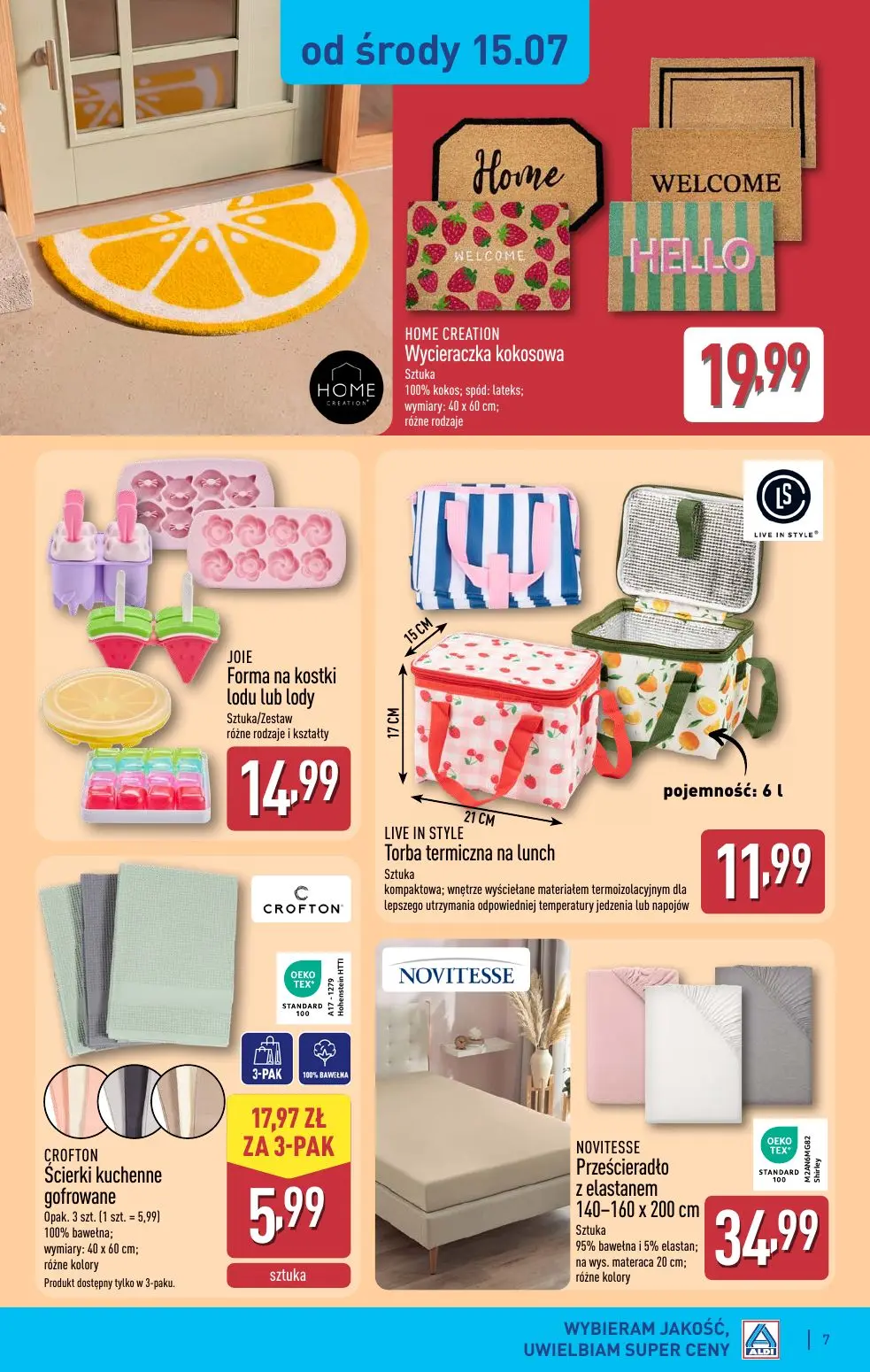 gazetka promocyjna ALDI Oferta od 15.07 - Strona 7