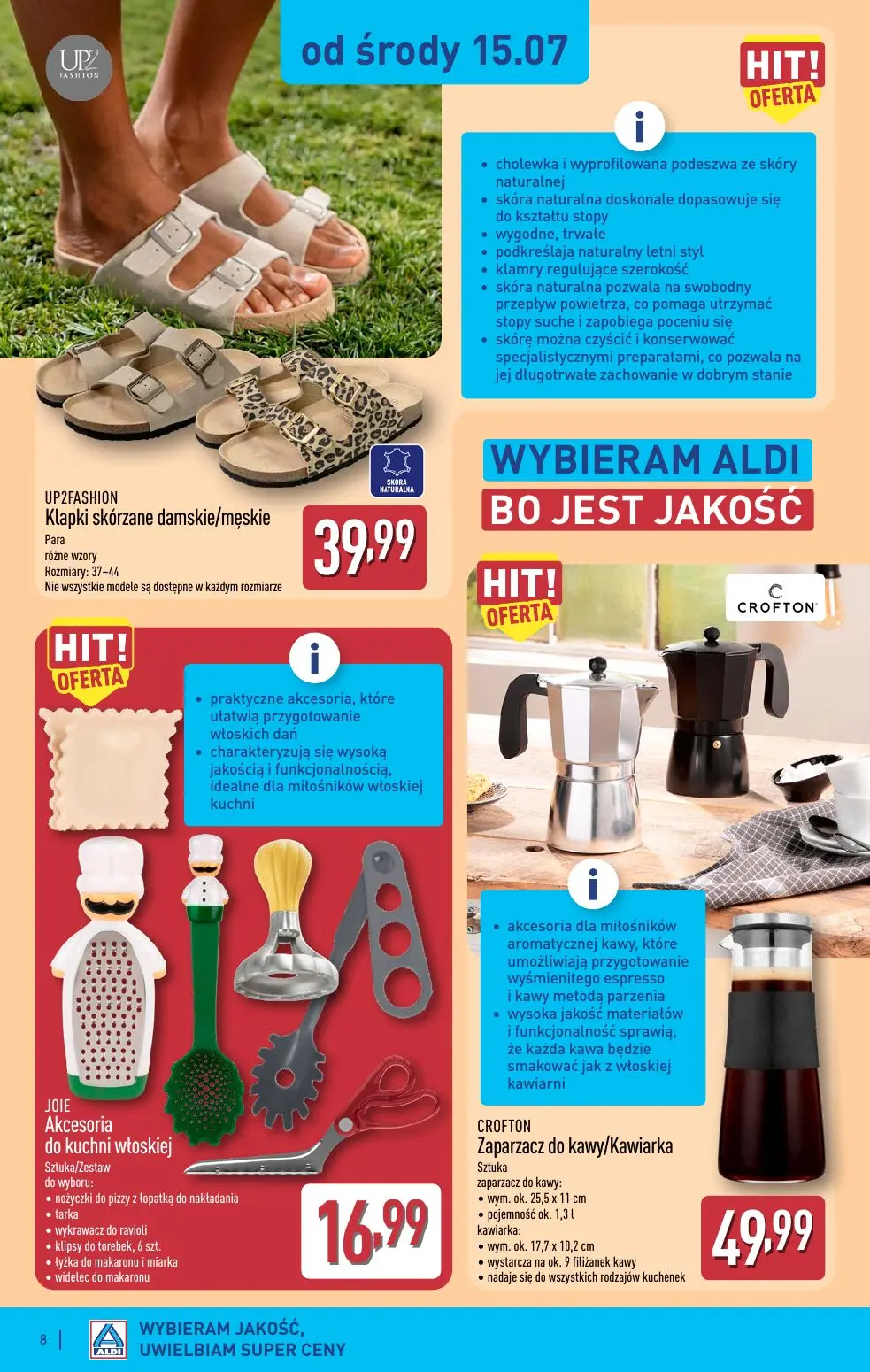 gazetka promocyjna ALDI Oferta od 15.07 - Strona 8