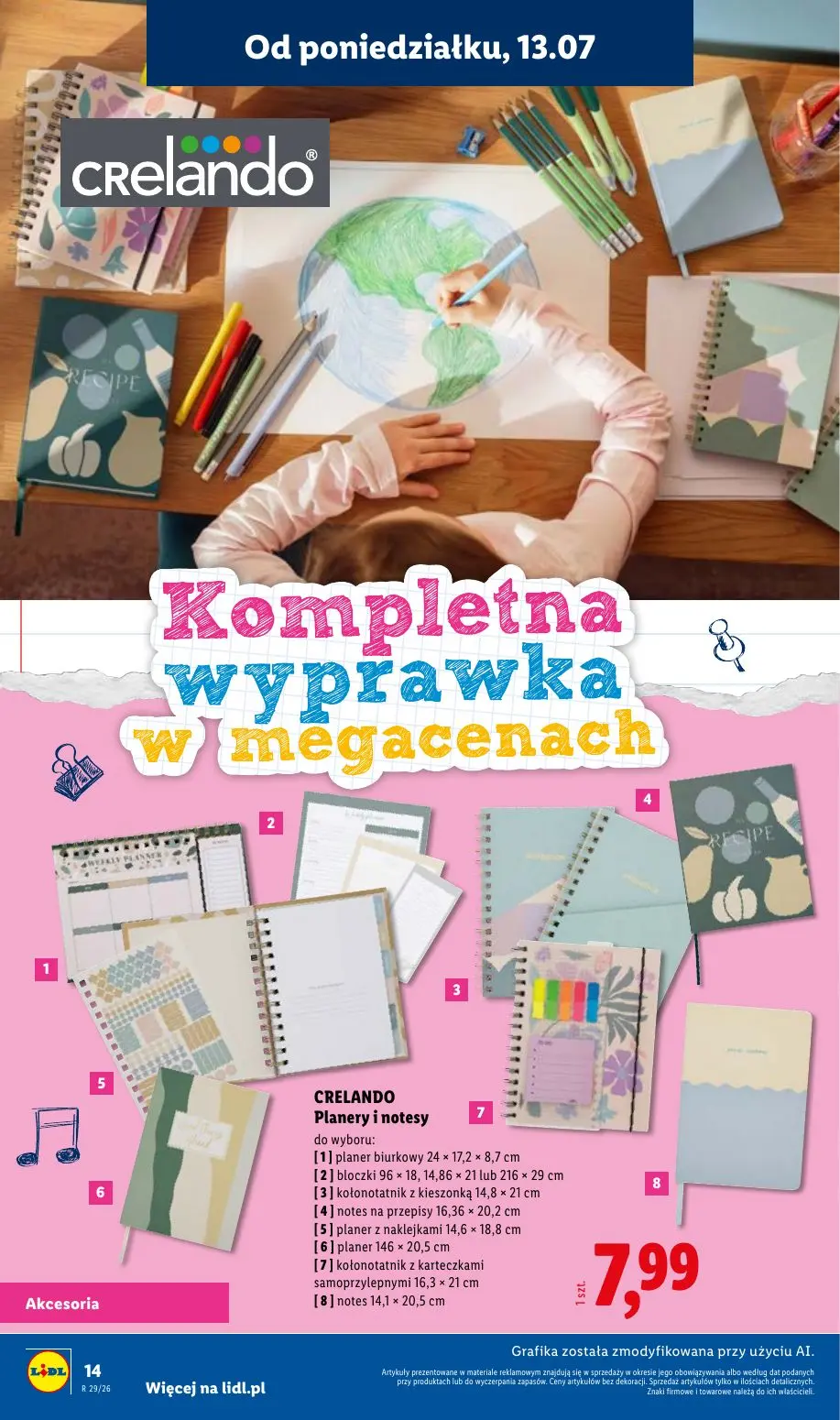 gazetka promocyjna LIDL Kompletna wyprawka w megacenach - Strona 14