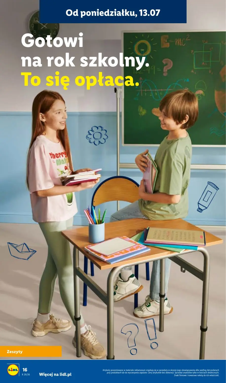 gazetka promocyjna LIDL Kompletna wyprawka w megacenach - Strona 16