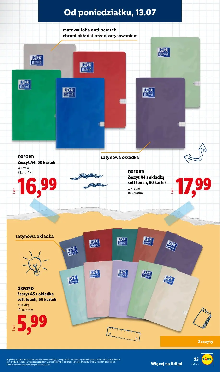 gazetka promocyjna LIDL Kompletna wyprawka w megacenach - Strona 23