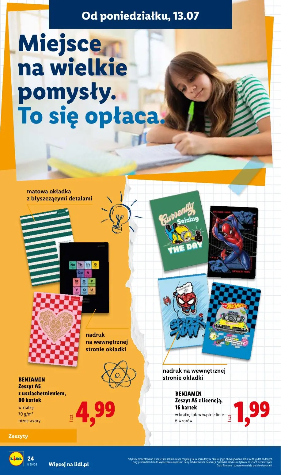 gazetka promocyjna LIDL Kompletna wyprawka w megacenach - Strona 24