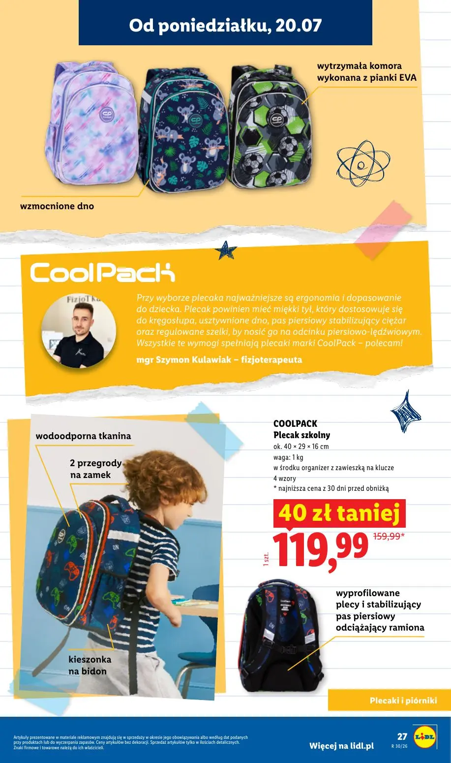 gazetka promocyjna LIDL Kompletna wyprawka w megacenach - Strona 27