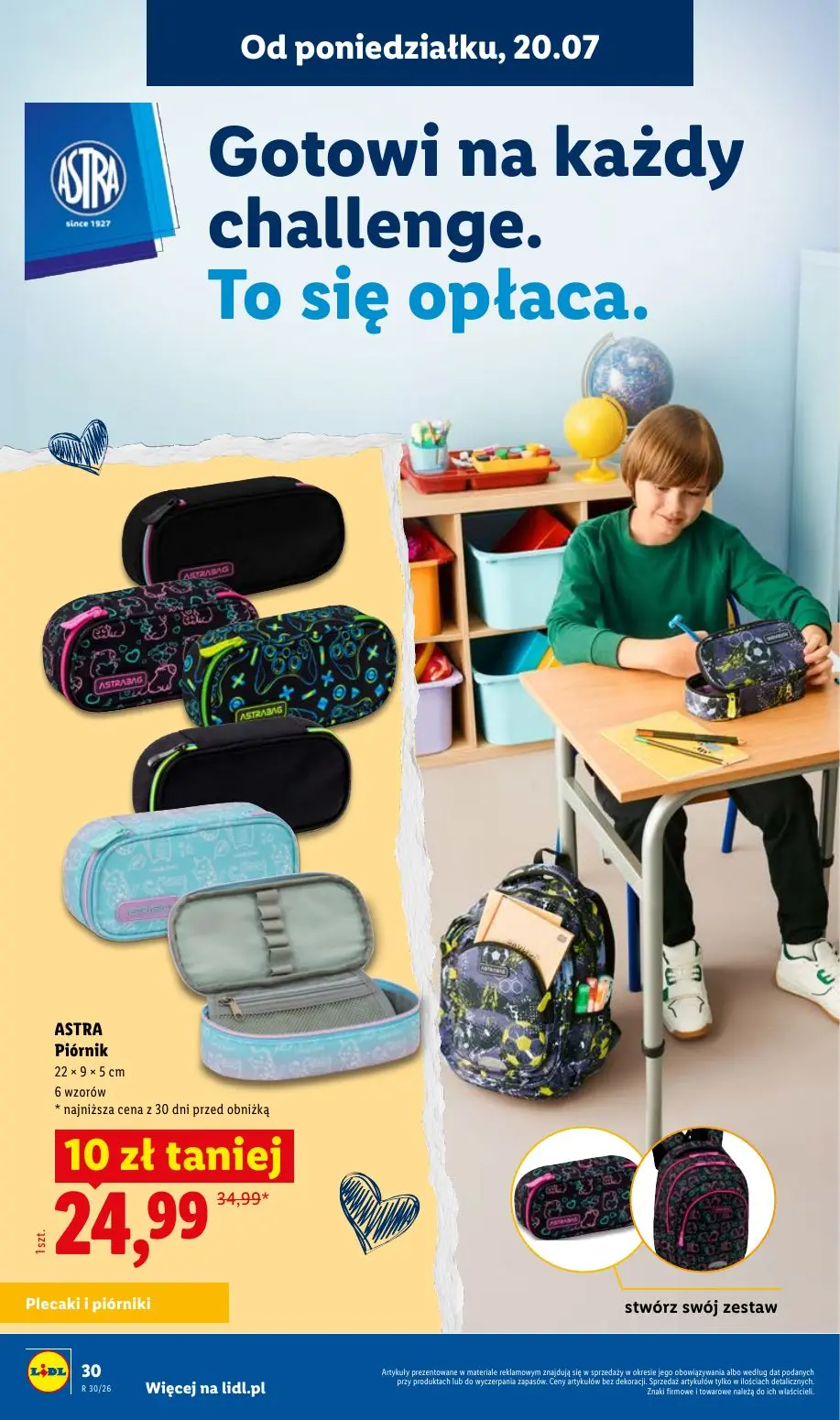 gazetka promocyjna LIDL Kompletna wyprawka w megacenach - Strona 30