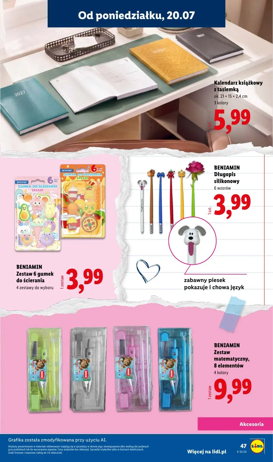 gazetka promocyjna LIDL Kompletna wyprawka w megacenach - Strona 47