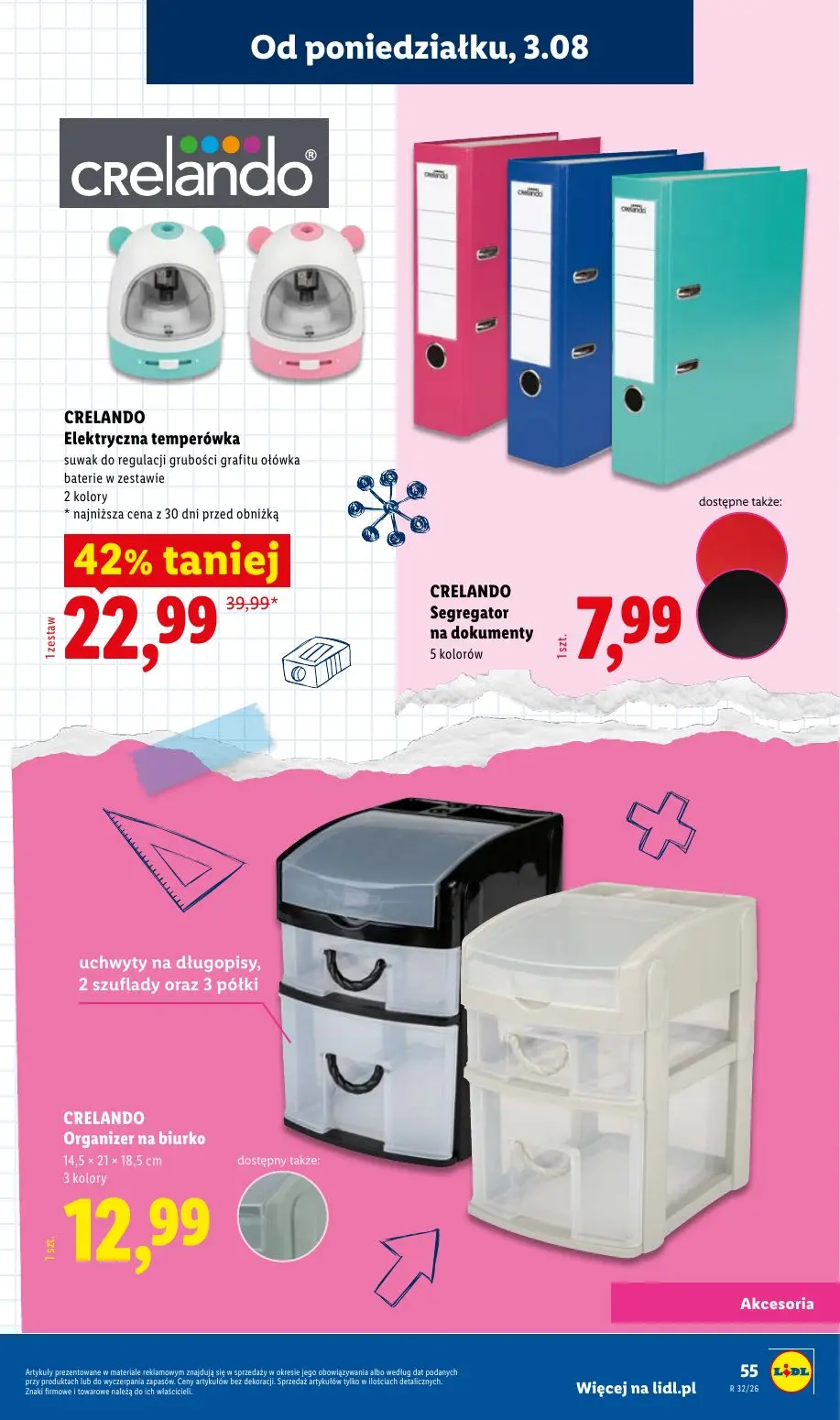 gazetka promocyjna LIDL Kompletna wyprawka w megacenach - Strona 55