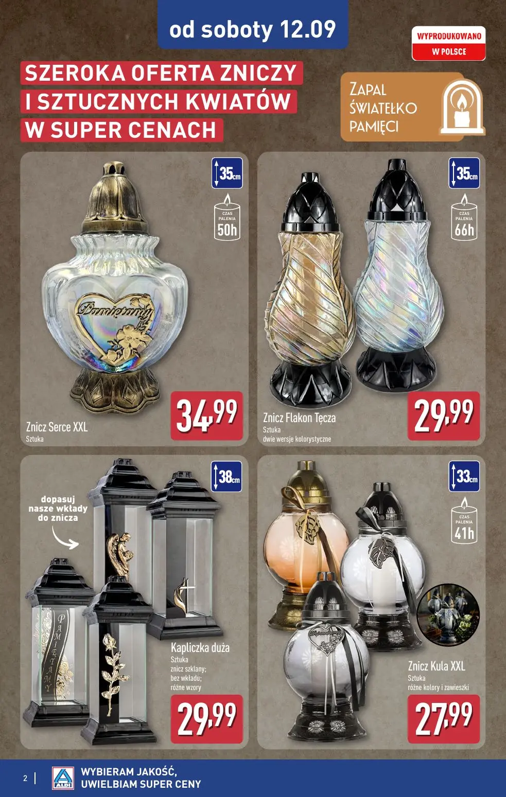 gazetka promocyjna ALDI Katalog ZNICZE 🕯️ - Strona 2