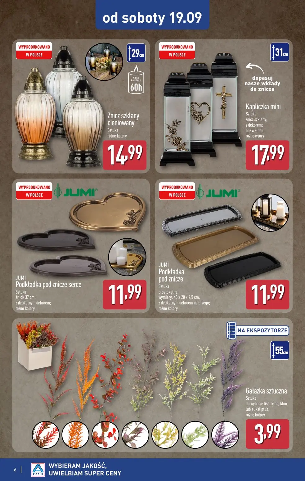 gazetka promocyjna ALDI Katalog ZNICZE 🕯️ - Strona 6