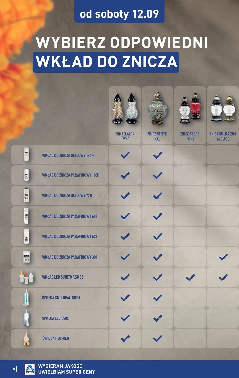 gazetka promocyjna ALDI Katalog ZNICZE 🕯️ - Strona 10