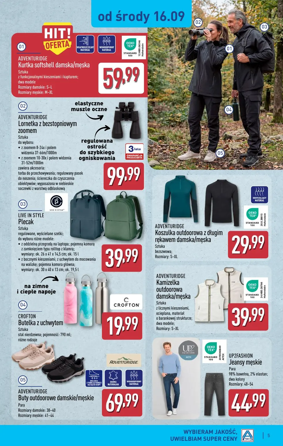 gazetka promocyjna ALDI Oferta od 16.09 - Strona 5