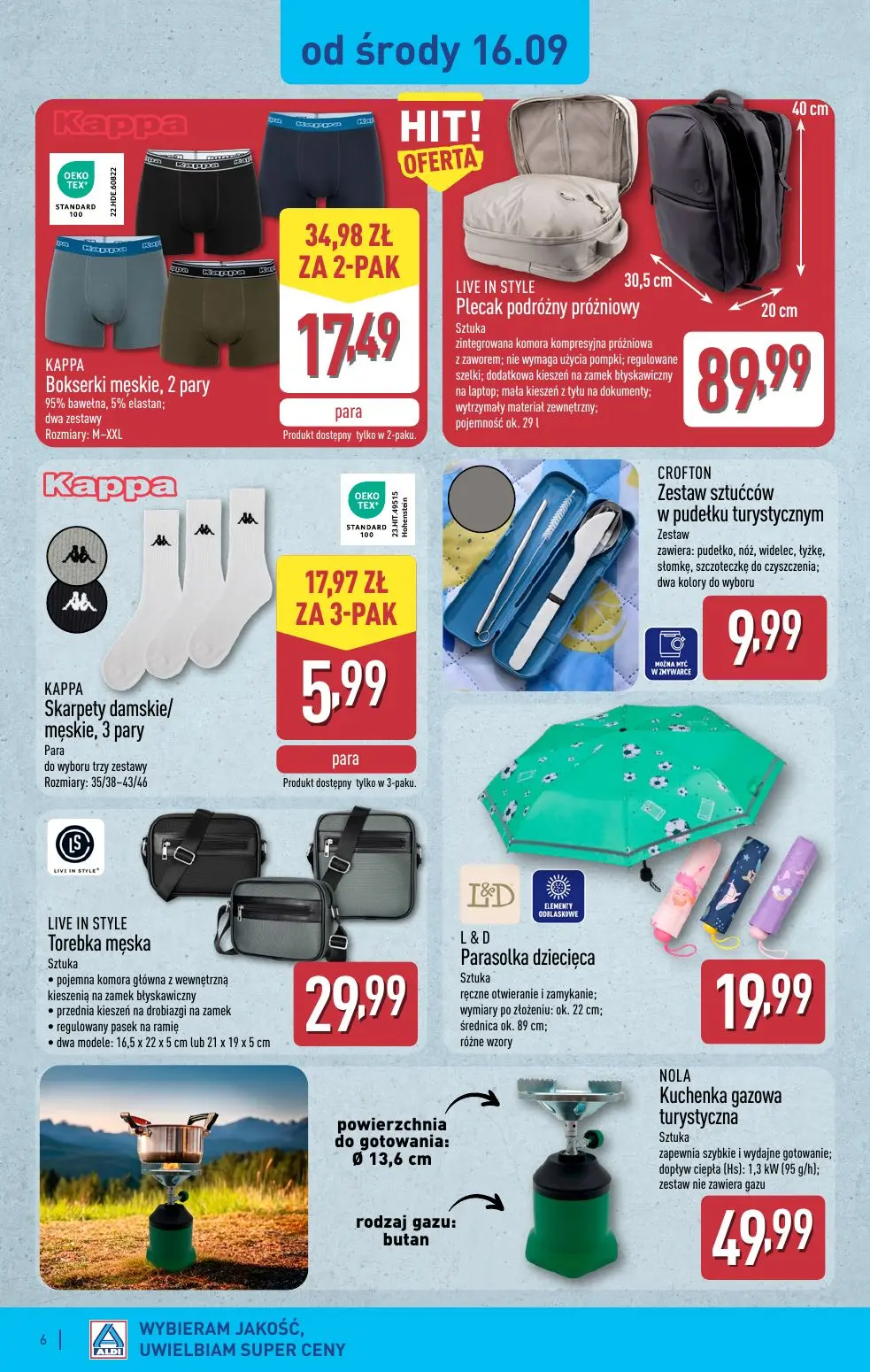 gazetka promocyjna ALDI Oferta od 16.09 - Strona 6