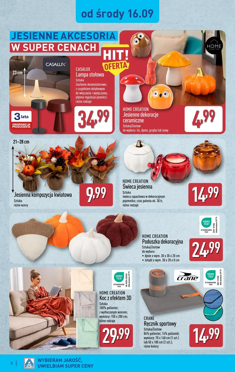 gazetka promocyjna ALDI Oferta od 16.09 - Strona 8