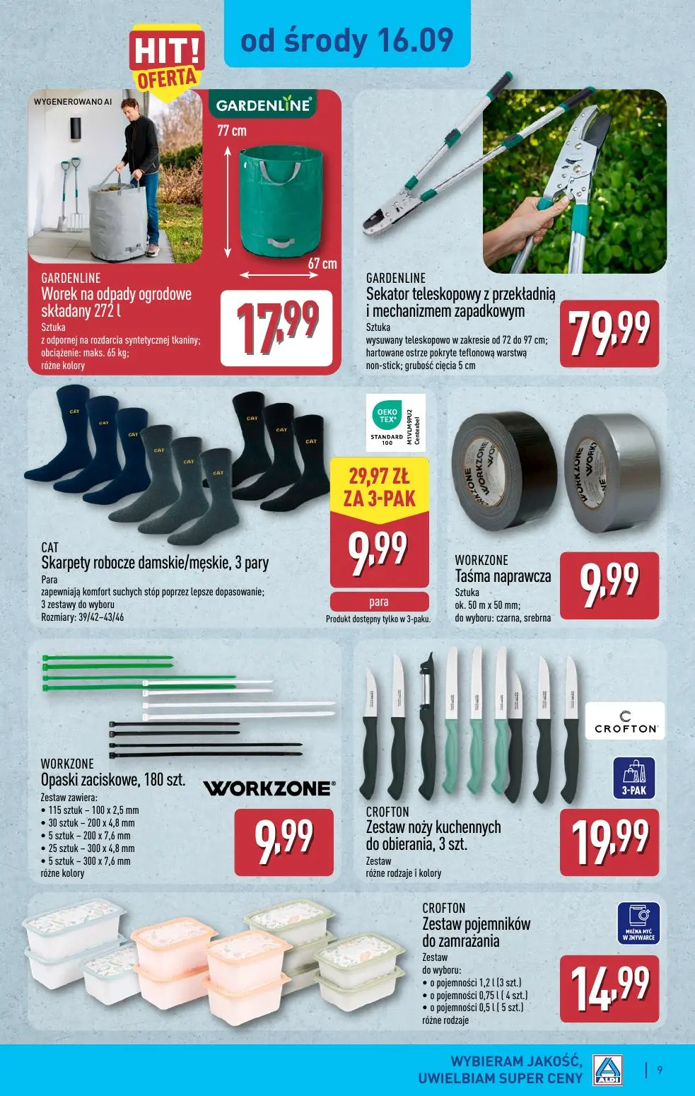 gazetka promocyjna ALDI Oferta od 16.09 - Strona 9