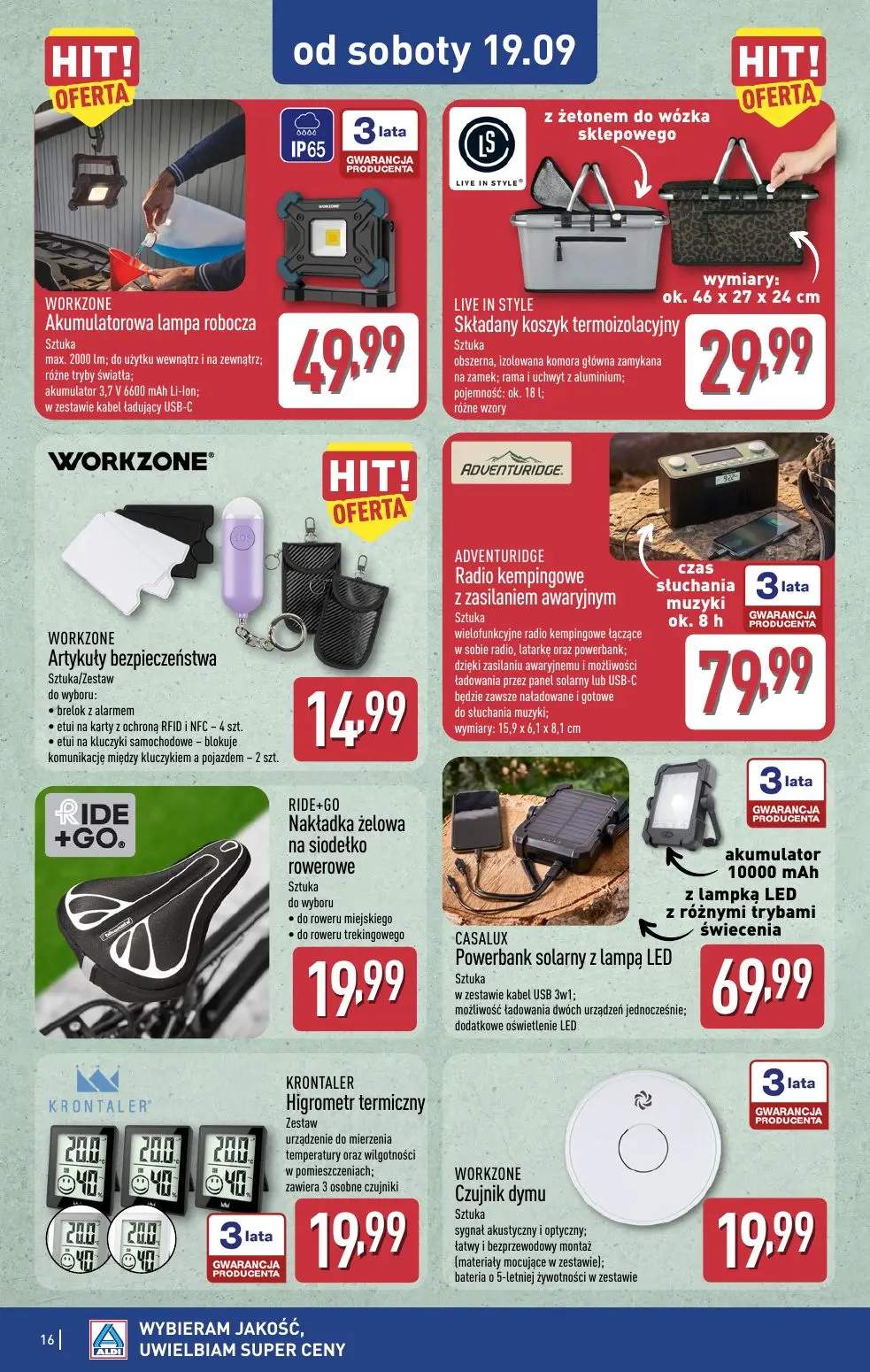 gazetka promocyjna ALDI Oferta od 16.09 - Strona 16