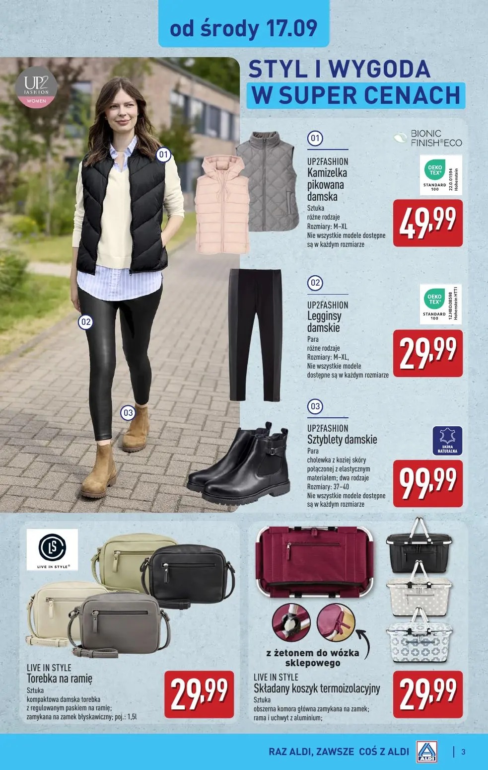 gazetka promocyjna ALDI Moda jesienna w super cenach - Strona 3