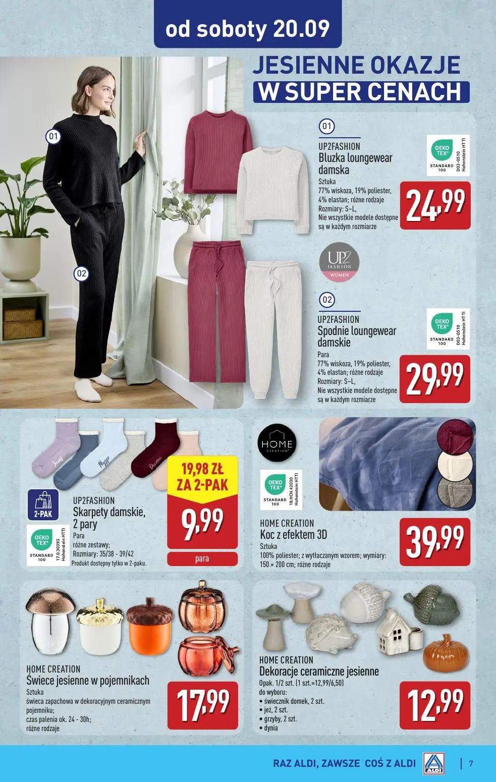 gazetka promocyjna ALDI Moda jesienna w super cenach - Strona 7