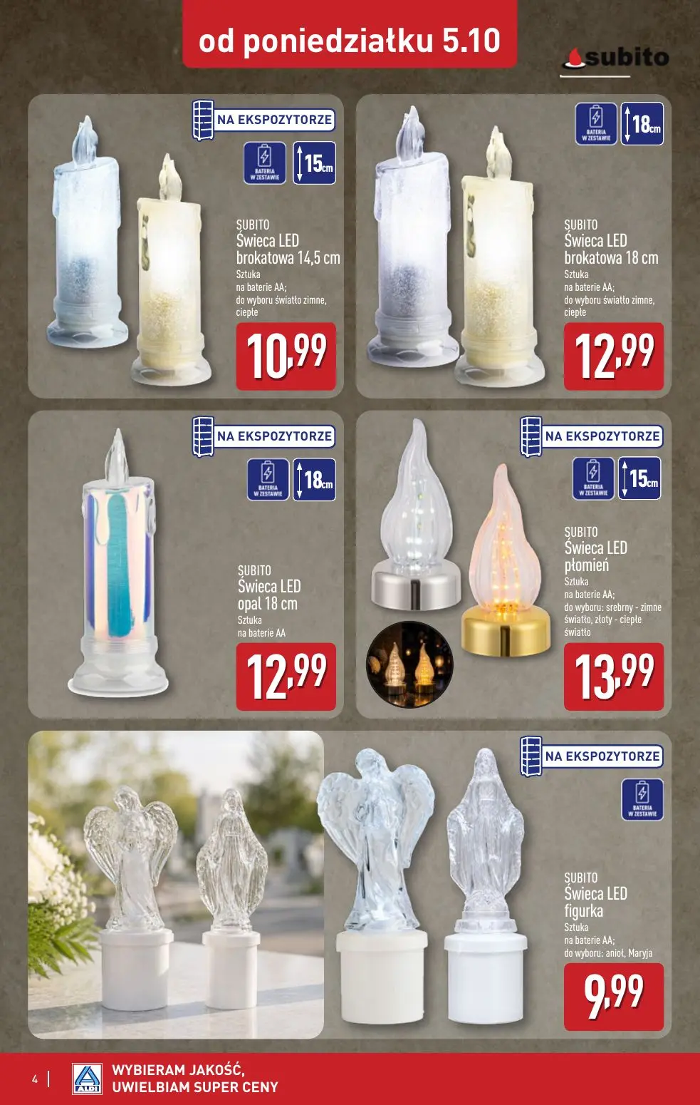 gazetka promocyjna ALDI Znicze 🕯️ - Strona 4