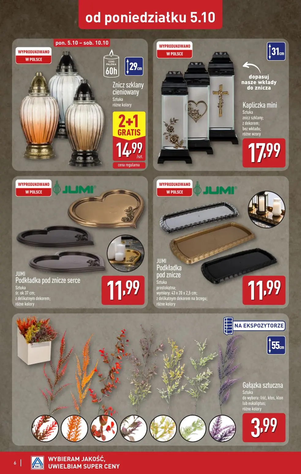 gazetka promocyjna ALDI Znicze 🕯️ - Strona 6
