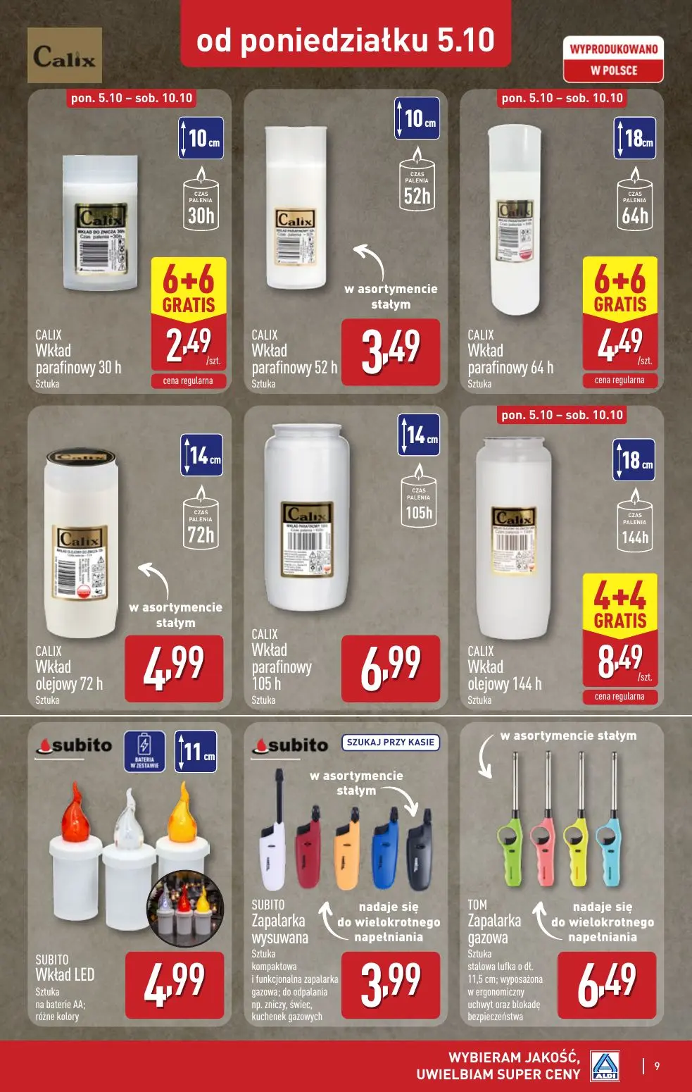 gazetka promocyjna ALDI Znicze 🕯️ - Strona 9
