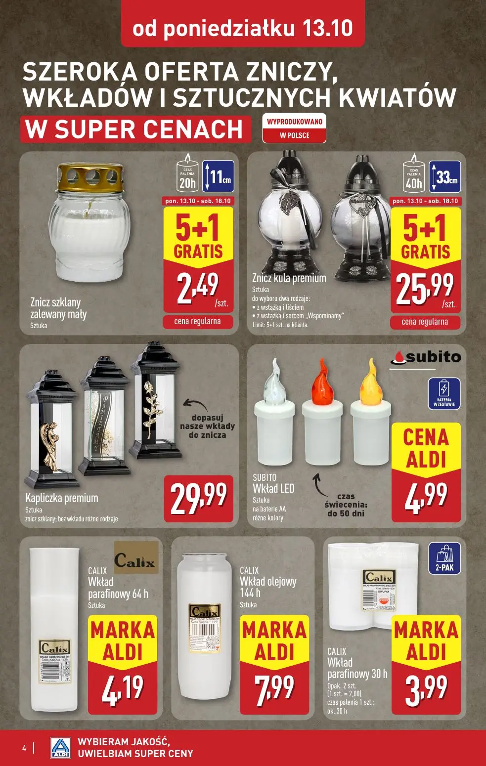 gazetka promocyjna ALDI Jesienna moda w super cenach - Strona 4