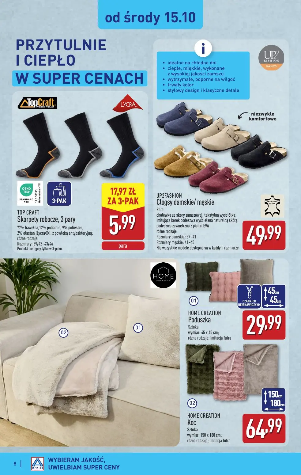 gazetka promocyjna ALDI Jesienna moda w super cenach - Strona 8
