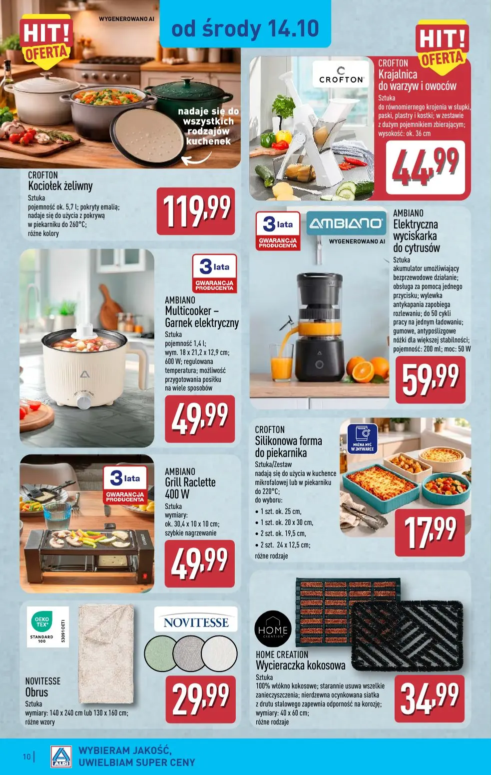 gazetka promocyjna ALDI Oferta od 14.10 - Strona 10