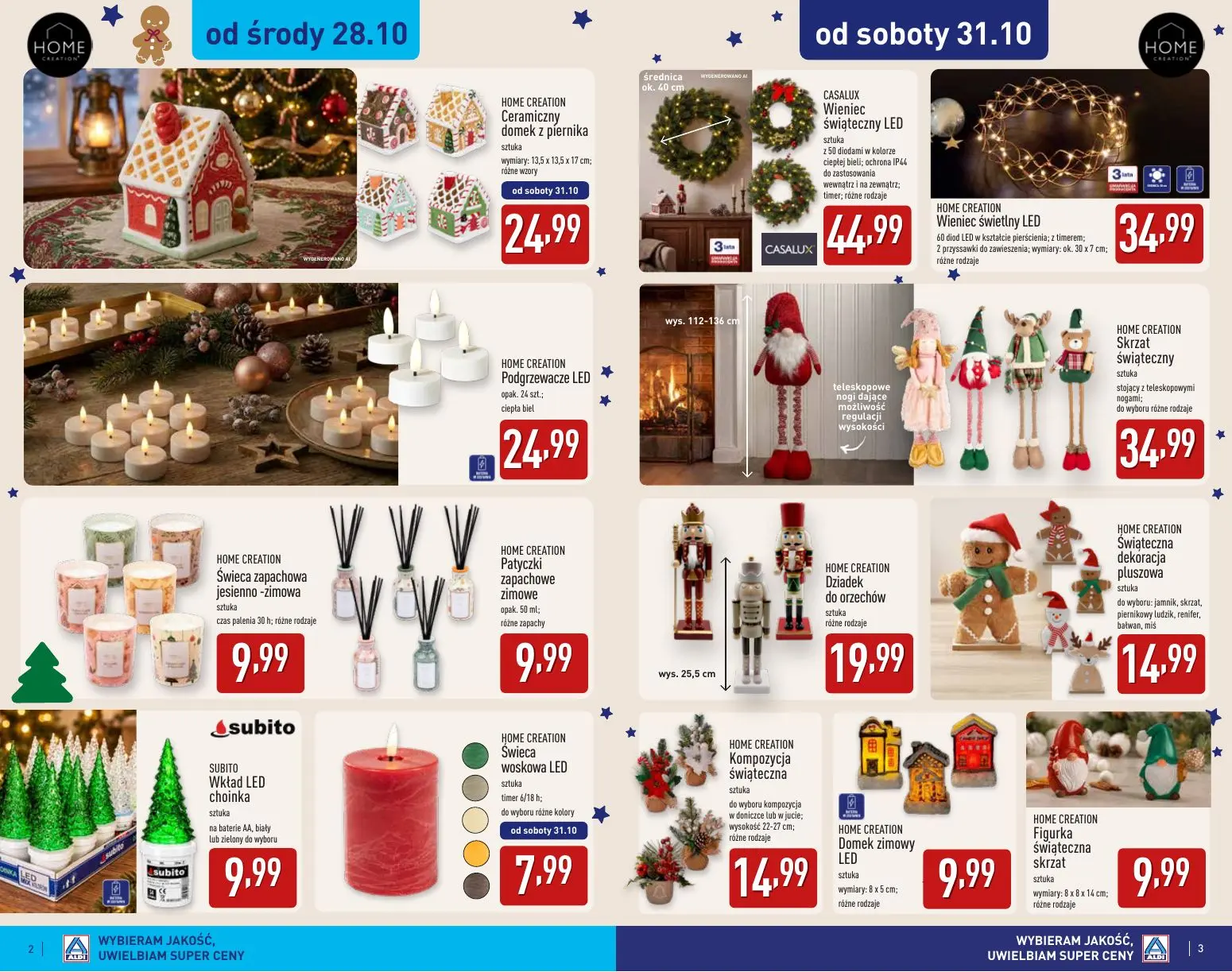 gazetka promocyjna ALDI Katalog DEKORACJE 🎄 - Strona 2