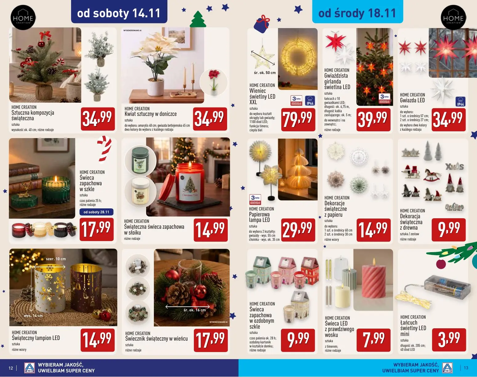 gazetka promocyjna ALDI Katalog DEKORACJE 🎄 - Strona 7