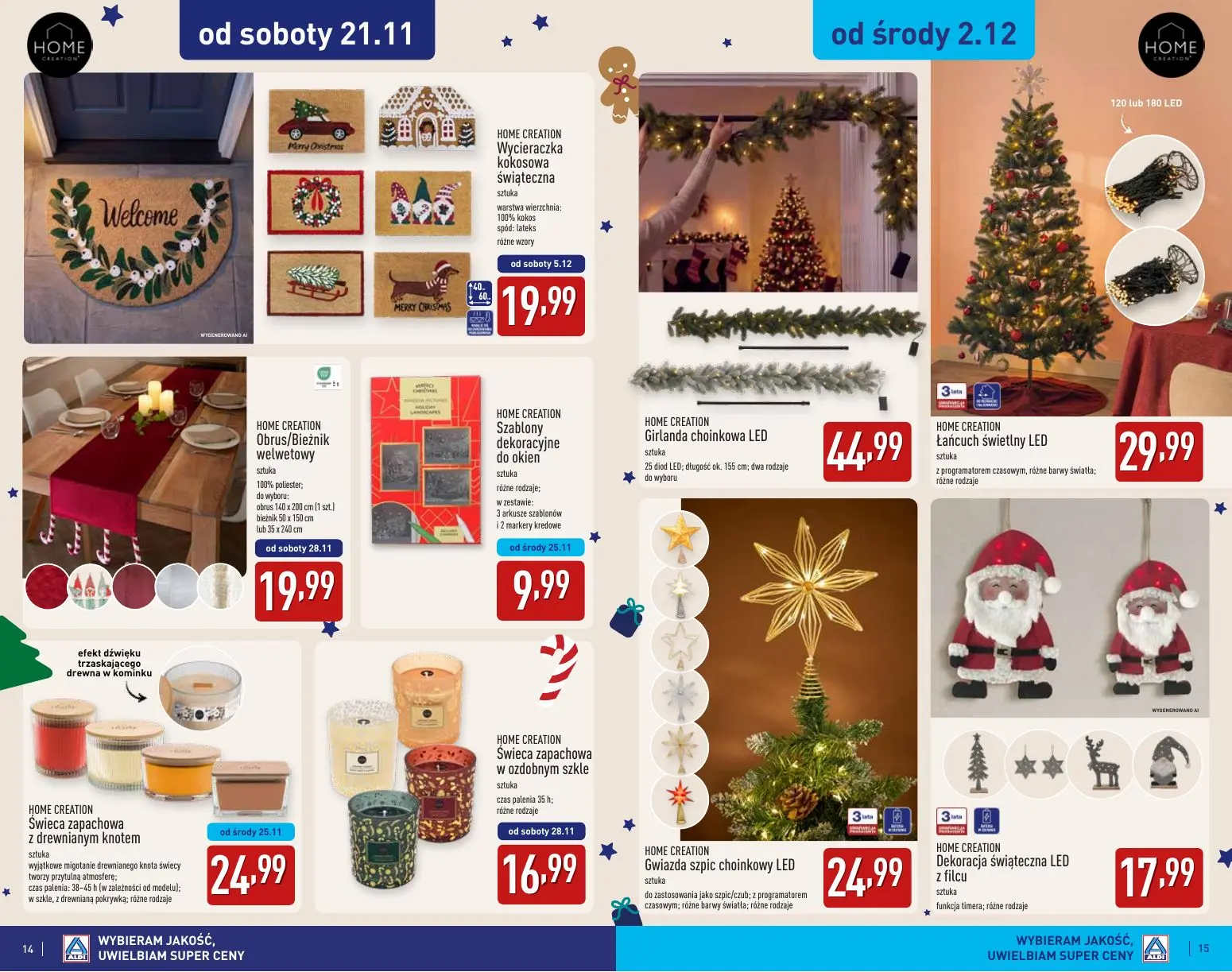 gazetka promocyjna ALDI Katalog DEKORACJE 🎄 - Strona 8