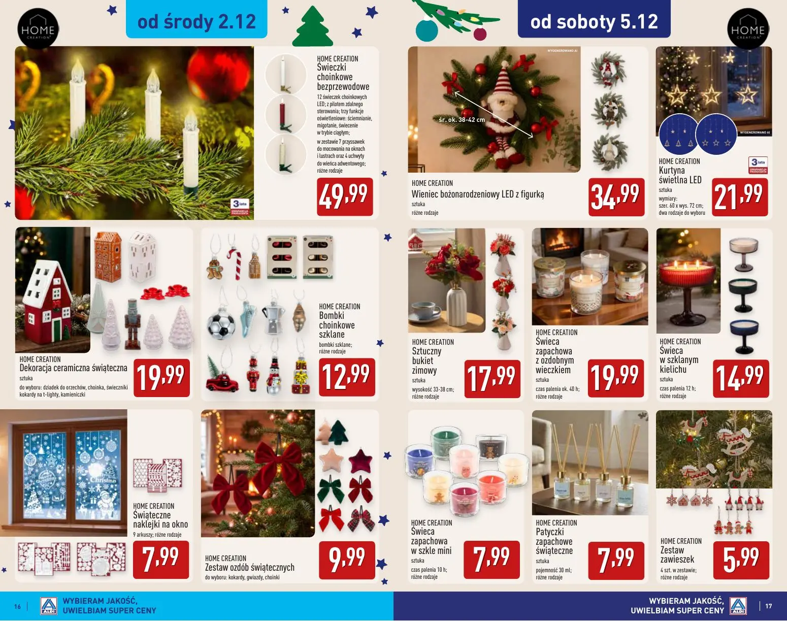 gazetka promocyjna ALDI Katalog DEKORACJE 🎄 - Strona 9