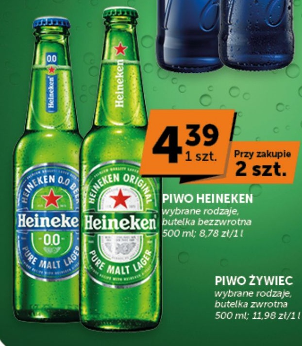 Piwo Heineken w ofercie sklepu ABC