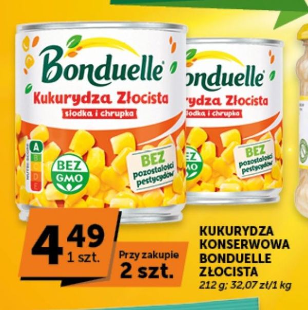 Kukurydza złocista Bonduelle w ofercie sklepu ABC