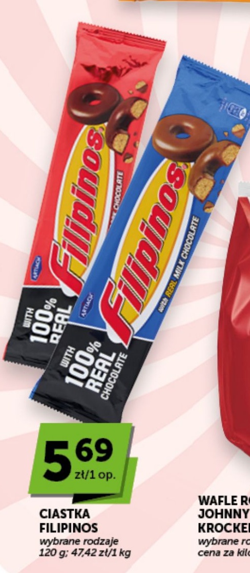 Ciastka Filipinos w ofercie sklepu ABC