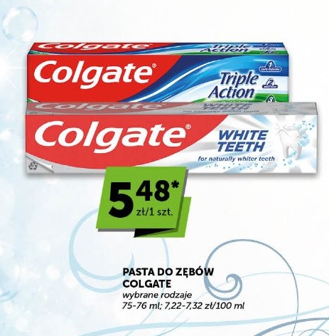 Pasta do zębów Colgate w ofercie sklepu ABC