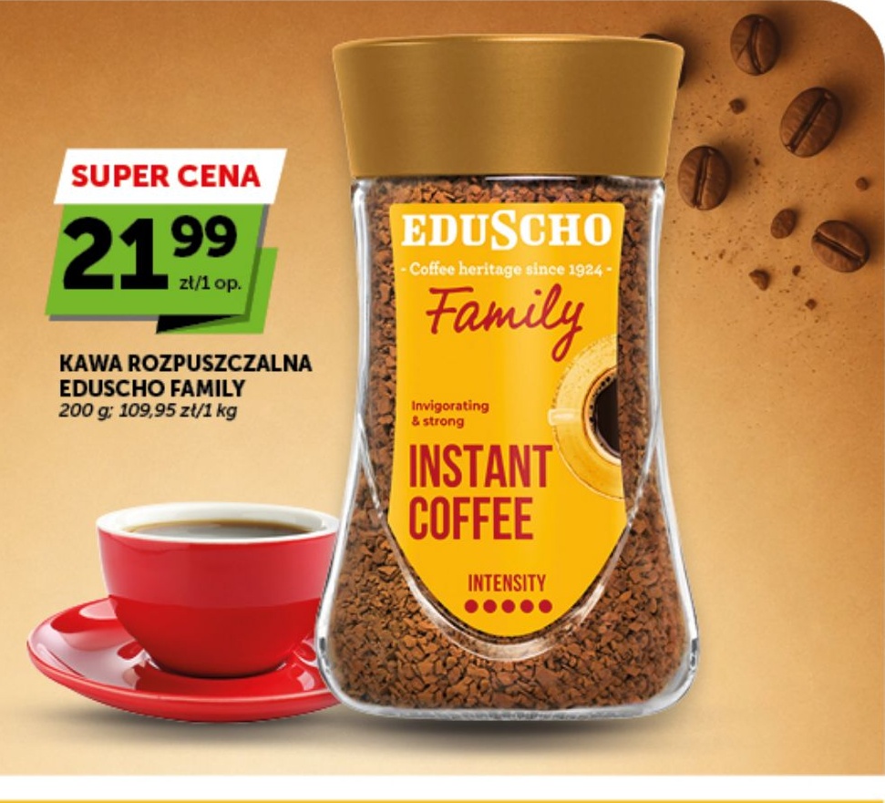 Kawa rozpuszczalna Eduscho Family w ofercie sklepu ABC