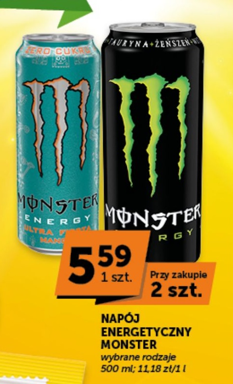 Napój energetyczny Monster w ofercie sklepu ABC