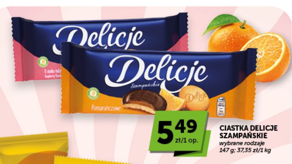 Ciastka Delicje Szampańskie w ofercie sklepu ABC
