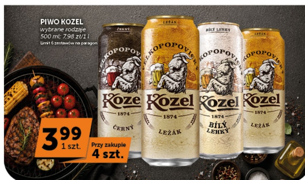 Piwo Kozel w ofercie sklepu ABC