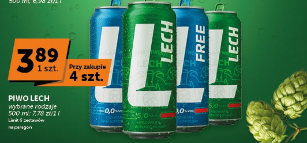 Piwo Lech w ofercie sklepu ABC