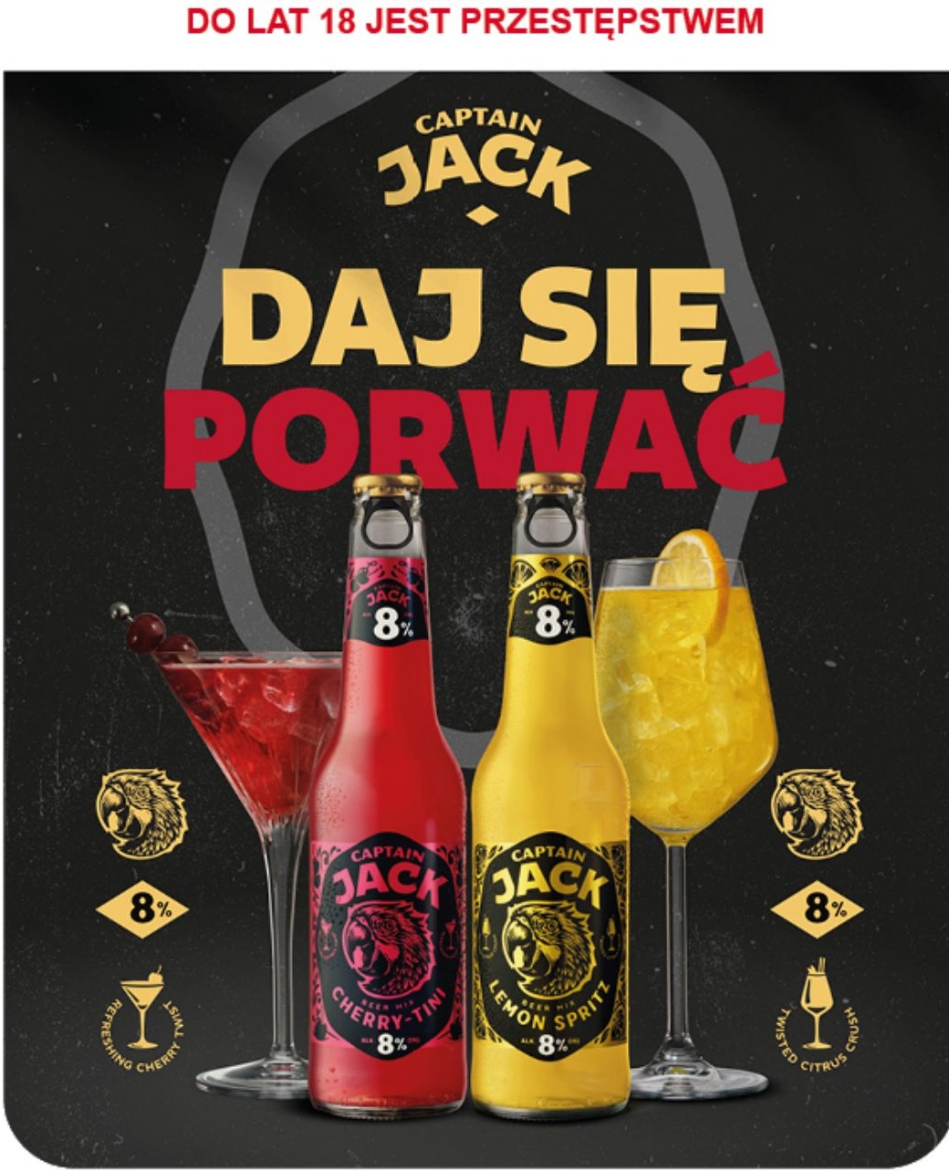 Captain Jack Cherry-Tini w ofercie sklepu ABC