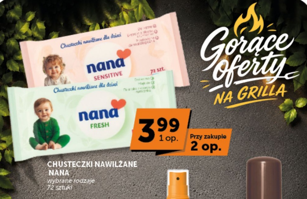Chusteczki nawilżane Nana w ofercie sklepu ABC