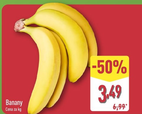 banany w ofercie sklepu ALDI