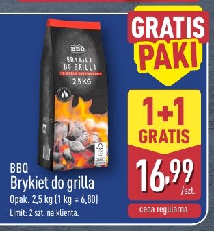 Brykiet do grilla w ofercie sklepu ALDI