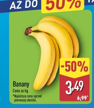 banany w ofercie sklepu ALDI